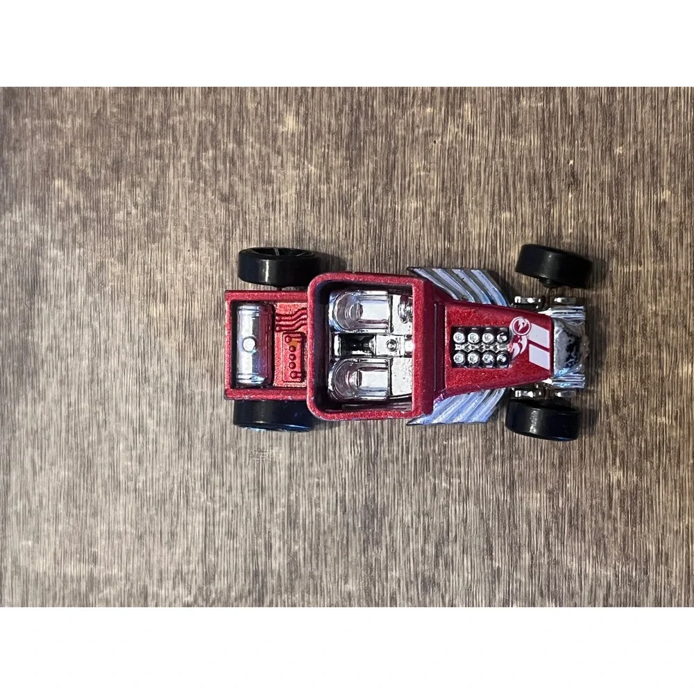 Hot Wheels Bone Shaker Open Top Metallic Red Skulls‎ Hot Rod Loose Die Cast EUC
